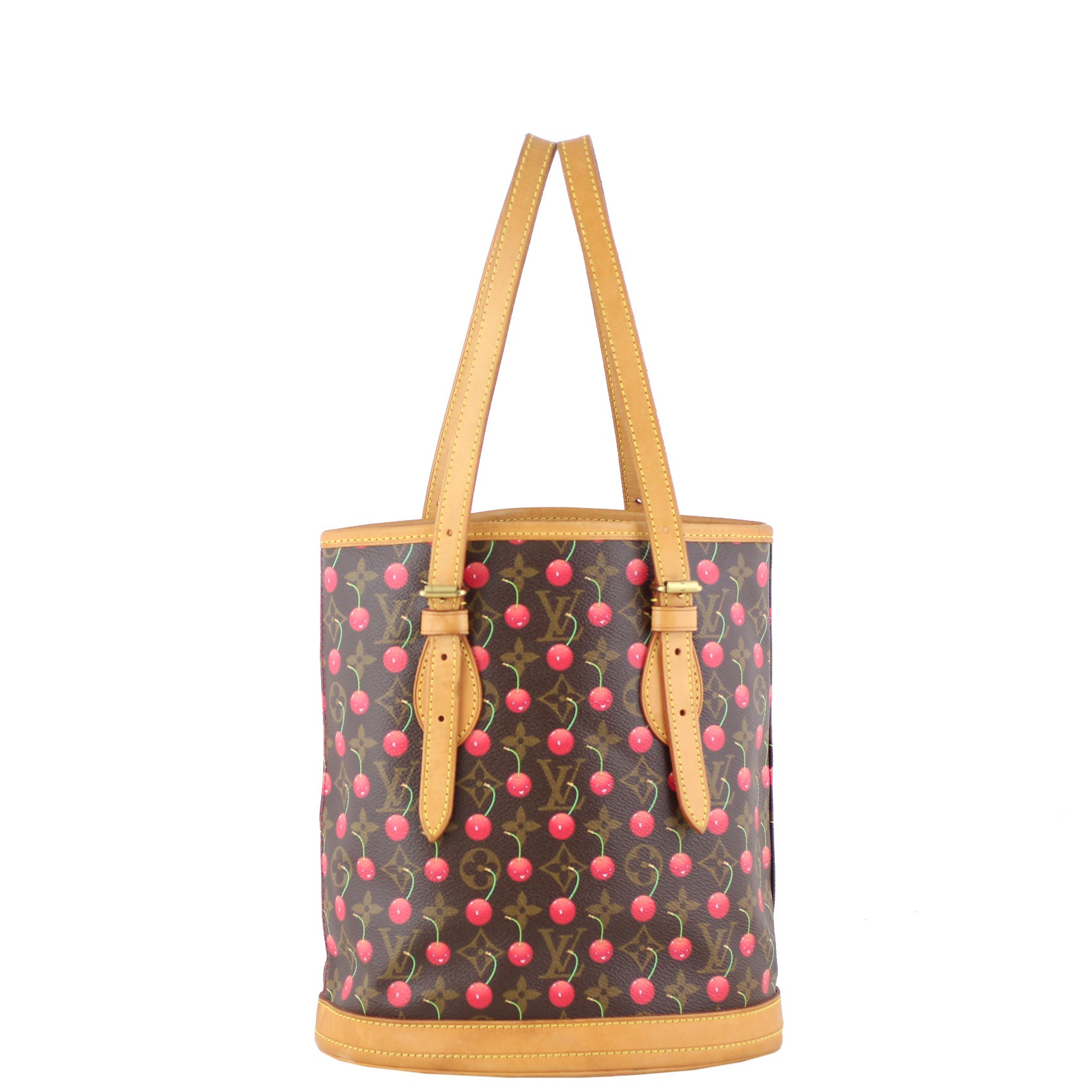 Louis Vuitton Cerises Petit Bucket Bag Back