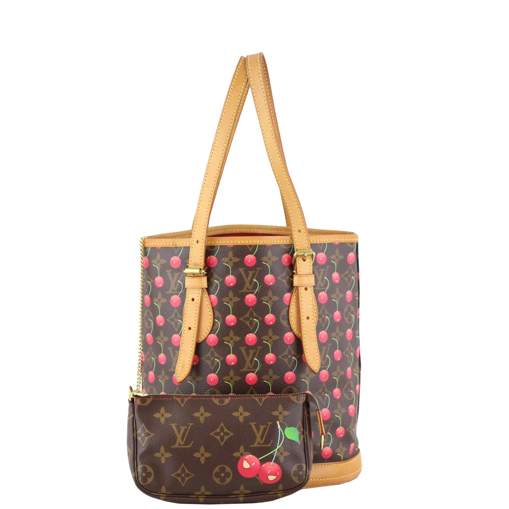 Louis Vuitton Cerises Petit Bucket Bag Front