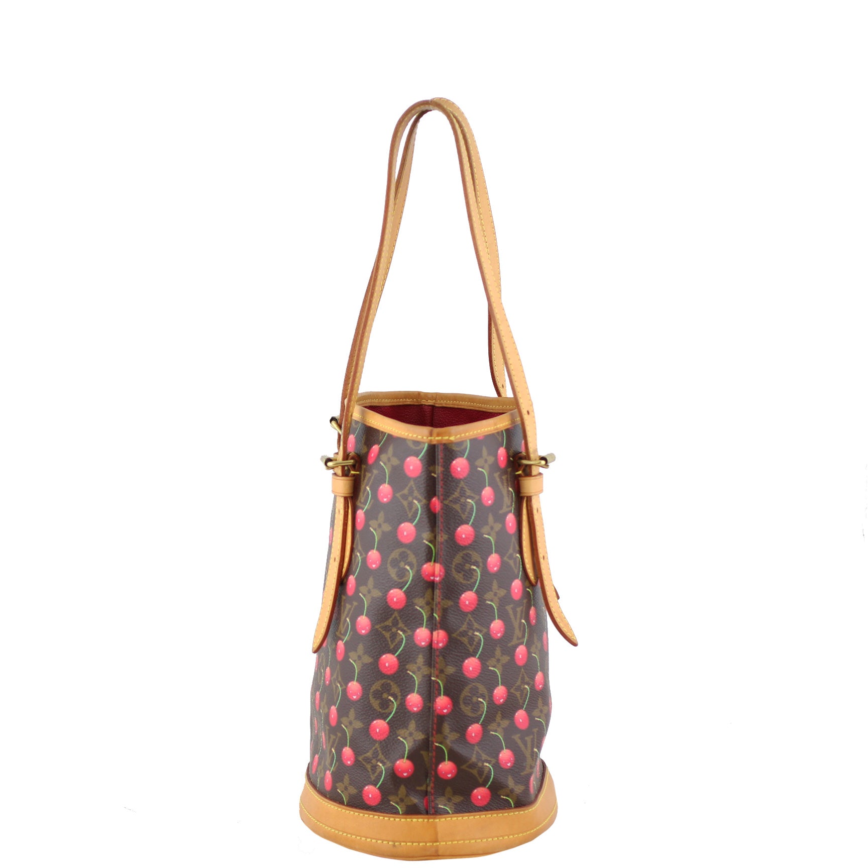 Louis Vuitton Cerises Petit Bucket Bag Left