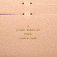 Louis Vuitton Clemence Rose Ballerine Wallet Stamp
