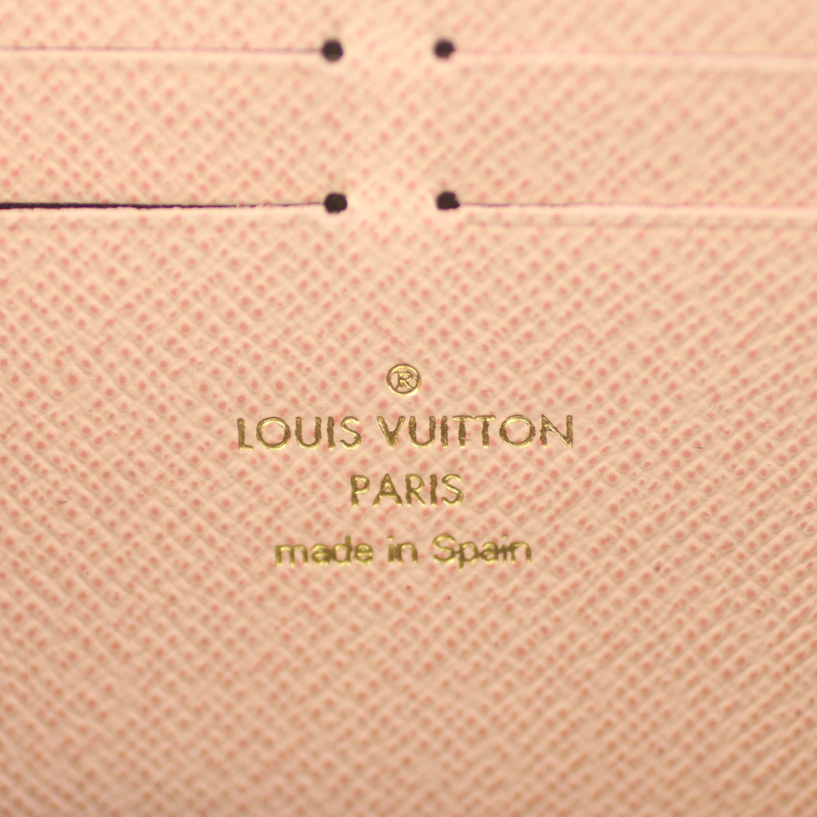 Louis Vuitton Clemence Rose Ballerine Wallet Stamp