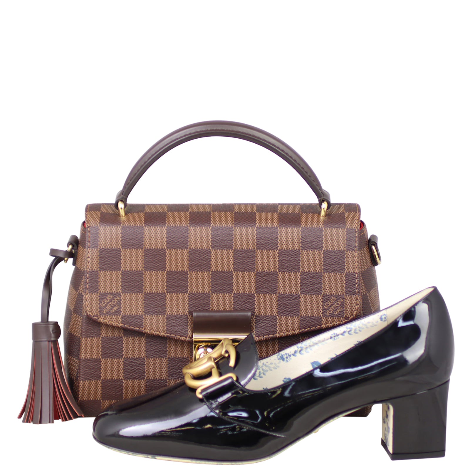 Louis Vuitton Croisette Damier Ebene Shoe