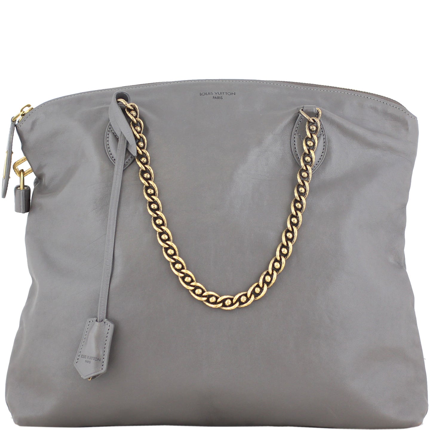 Louis Vuitton Cuir Boudoir Lockit Chain Shoulder Bag Front