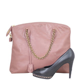 Louis Vuitton Cuir Boudoir Lockit Chain Shoulder Bag Shoe