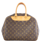 Louis Vuitton Deauville Bowling Vanity Monogram Back