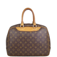 Louis Vuitton Deauville Bowling Vanity Monogram Back
