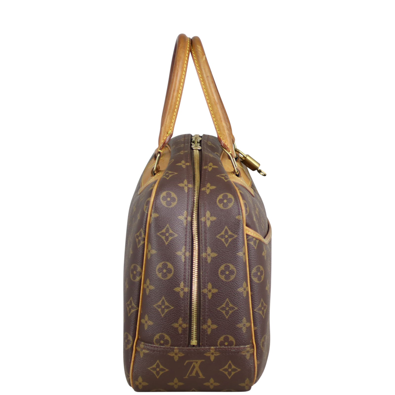 Louis Vuitton Deauville Bowling Vanity Monogram Side