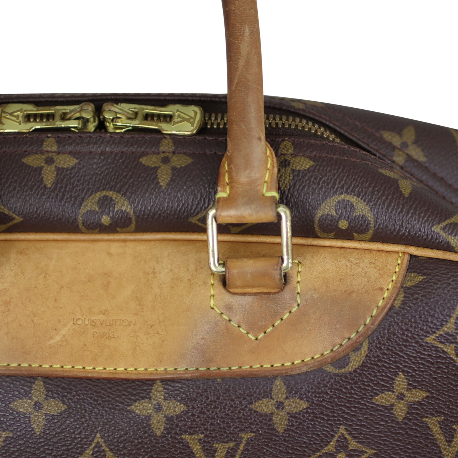 Louis Vuitton Deauville Bowling Vanity Monogram Corner