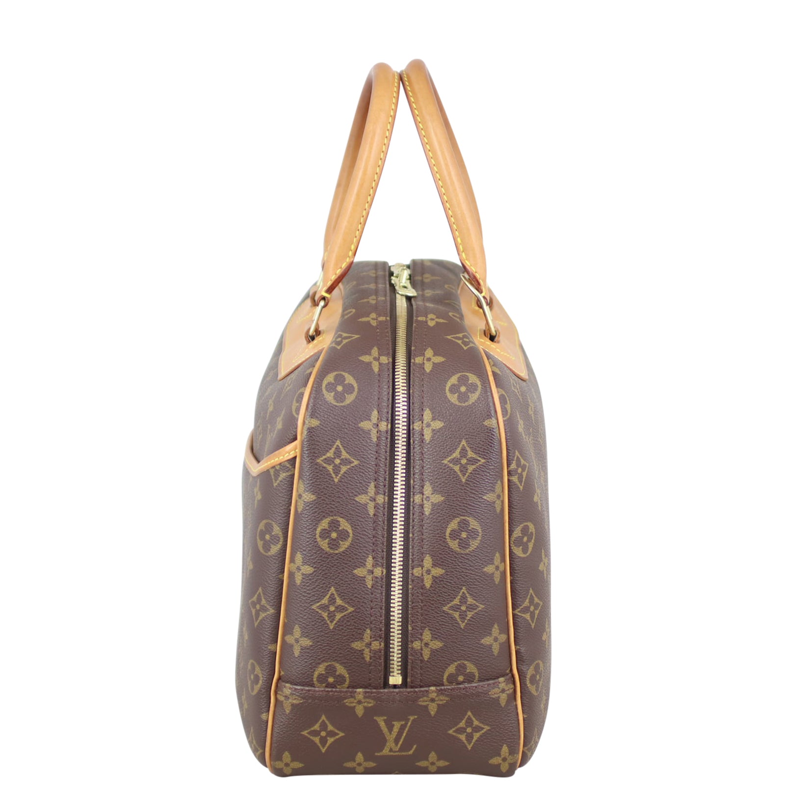 Louis Vuitton Deauville Bowling Vanity Monogram Side