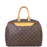 Louis Vuitton Deauville Bowling Vanity Monogram Back