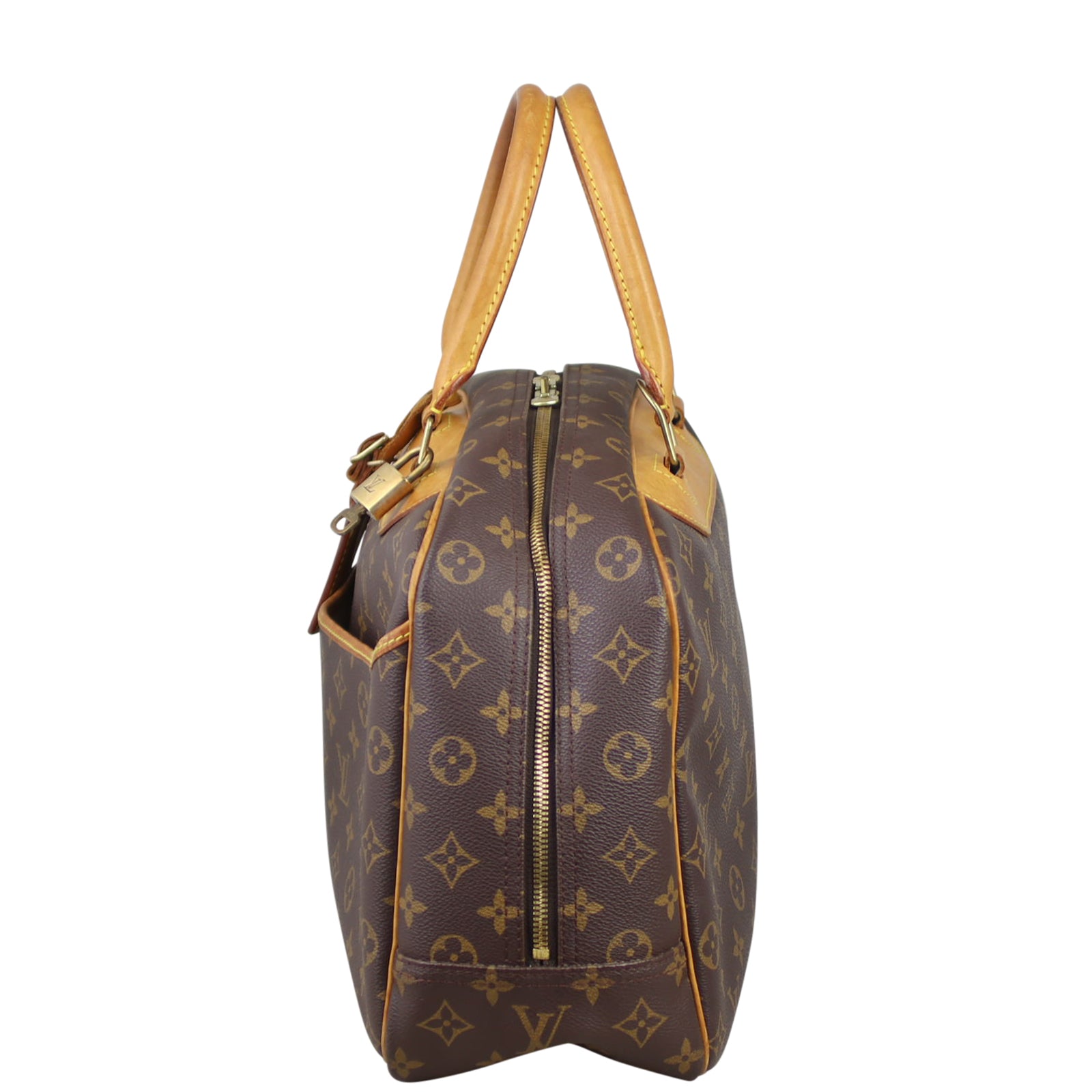 Louis Vuitton Deauville Bowling Vanity Monogram Side