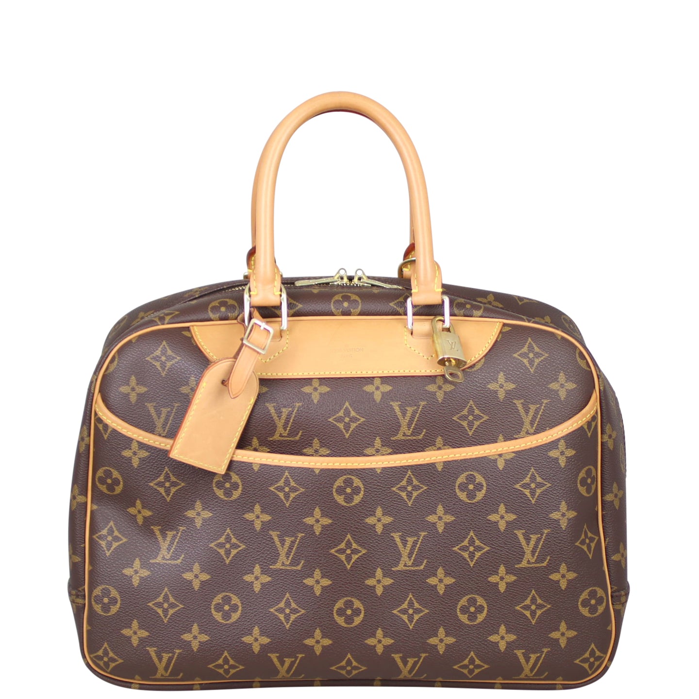 Louis Vuitton Deauville Bowling Vanity Monogram Front