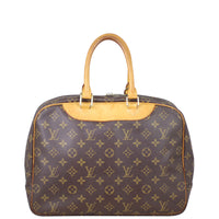 Louis Vuitton Deauville Bowling Vanity Monogram Back