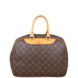 Louis Vuitton Deauville Bowling Vanity Monogram Back