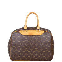 Louis Vuitton Deauville Bowling Vanity Monogram Back