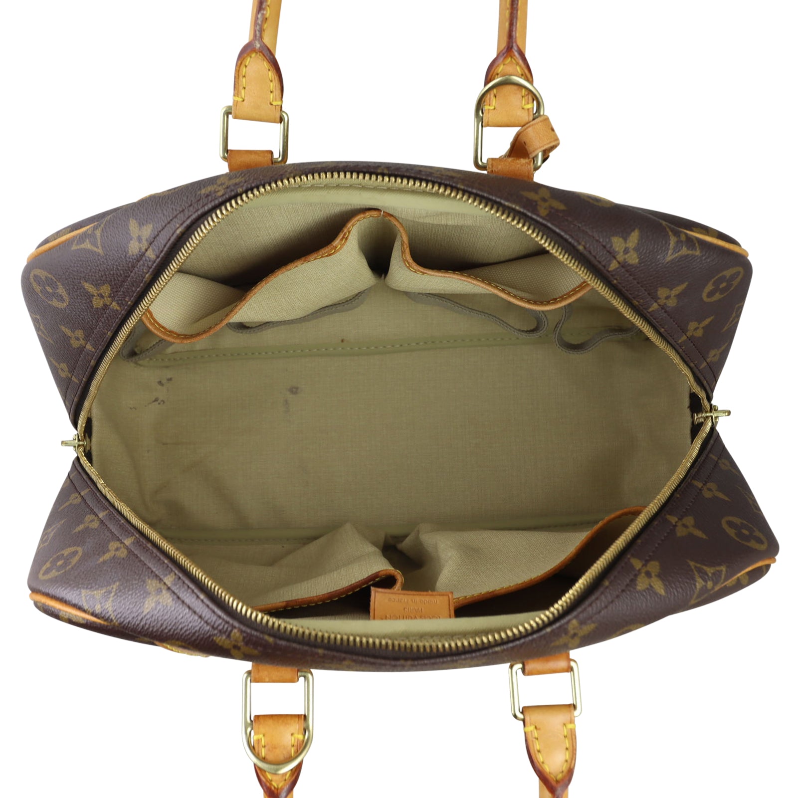 Louis Vuitton Deauville Bowling Vanity Monogram Whole interior