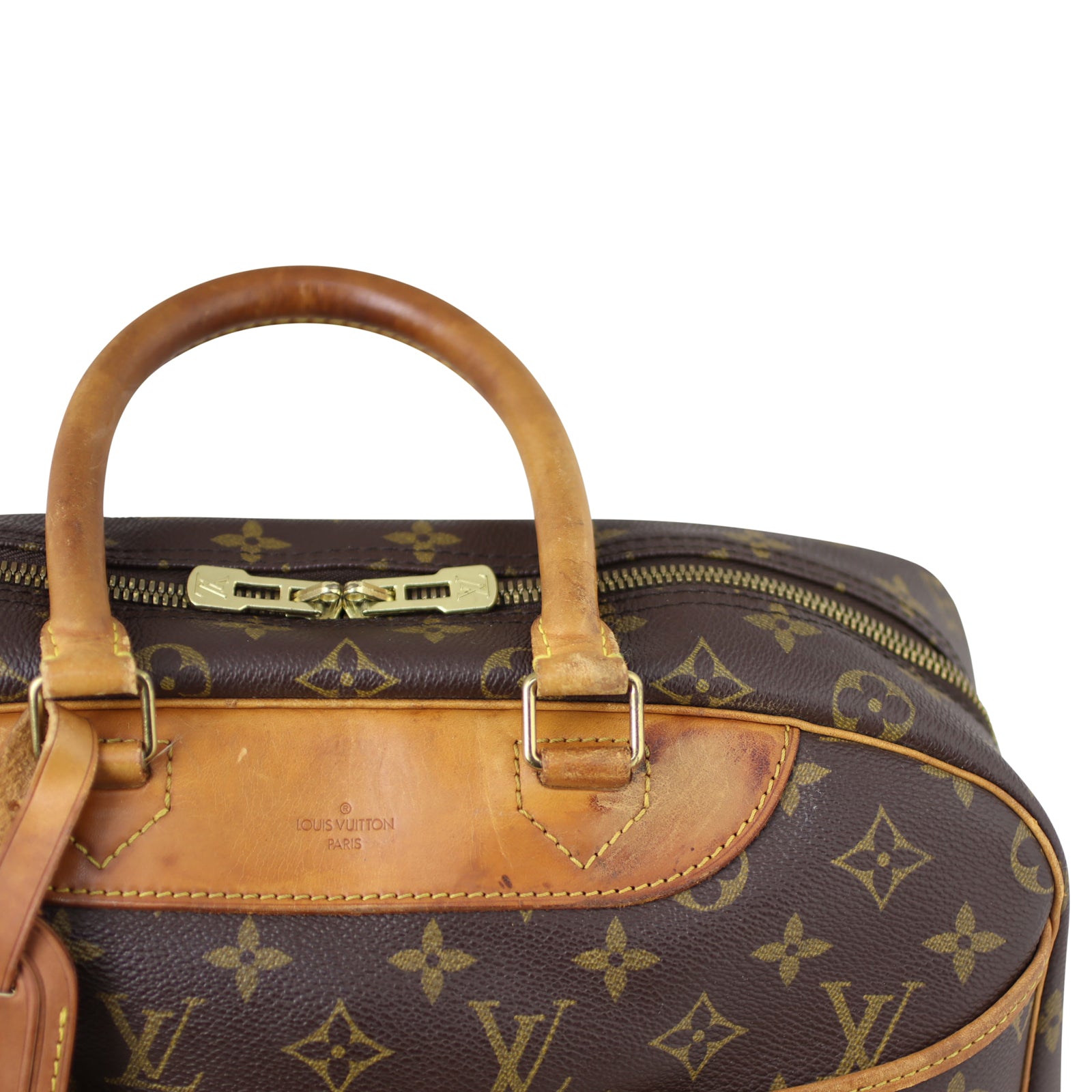 Louis Vuitton Deauville Bowling Vanity Monogram Corner