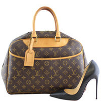 Louis Vuitton Deauville Bowling Vanity Monogram Scale