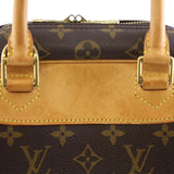 Louis Vuitton Deauville Bowling Vanity Monogram Stains