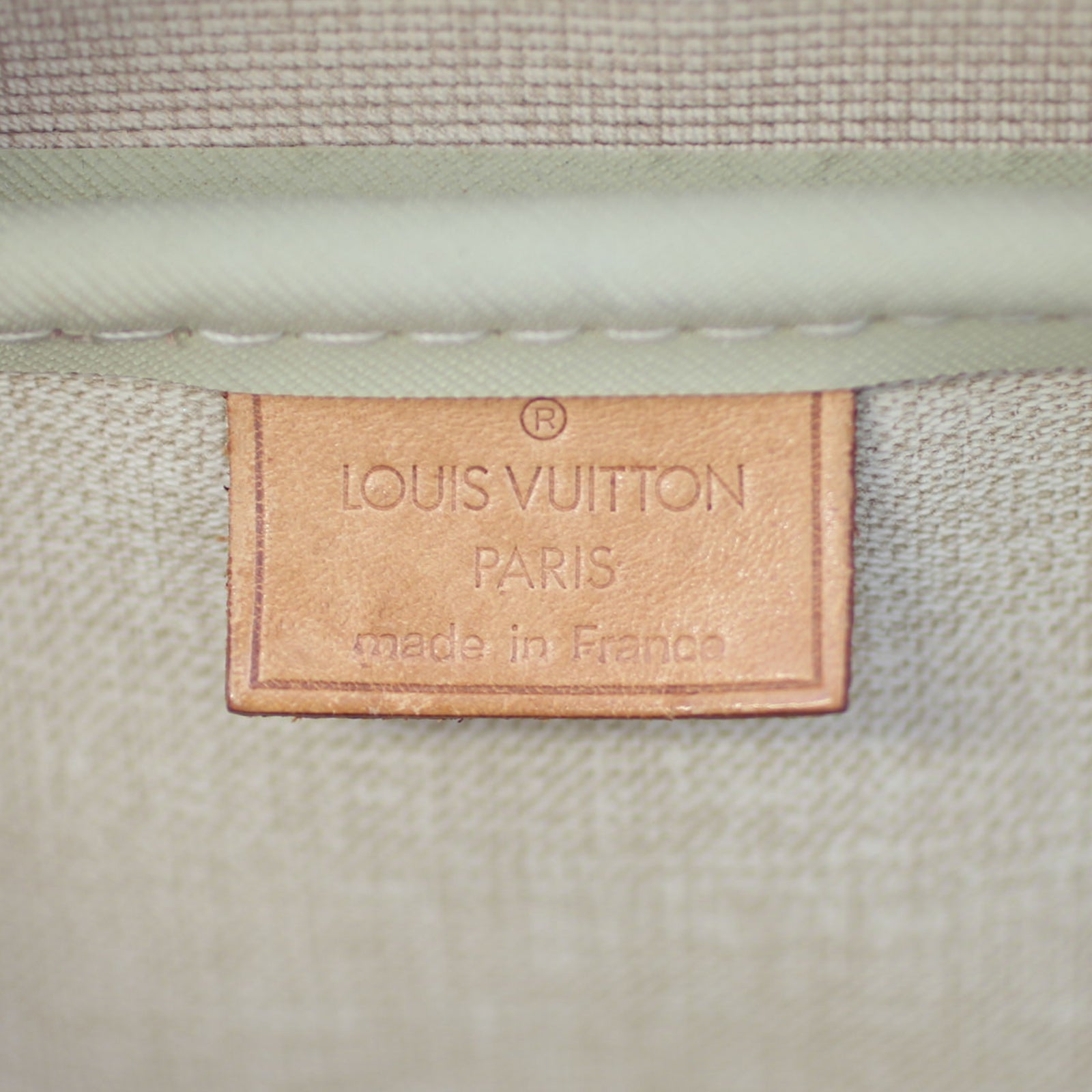 Louis Vuitton Deauville Bowling Vanity Monogram Stamp