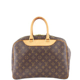 Louis Vuitton Deauville Bowling Vanity Monogram Back