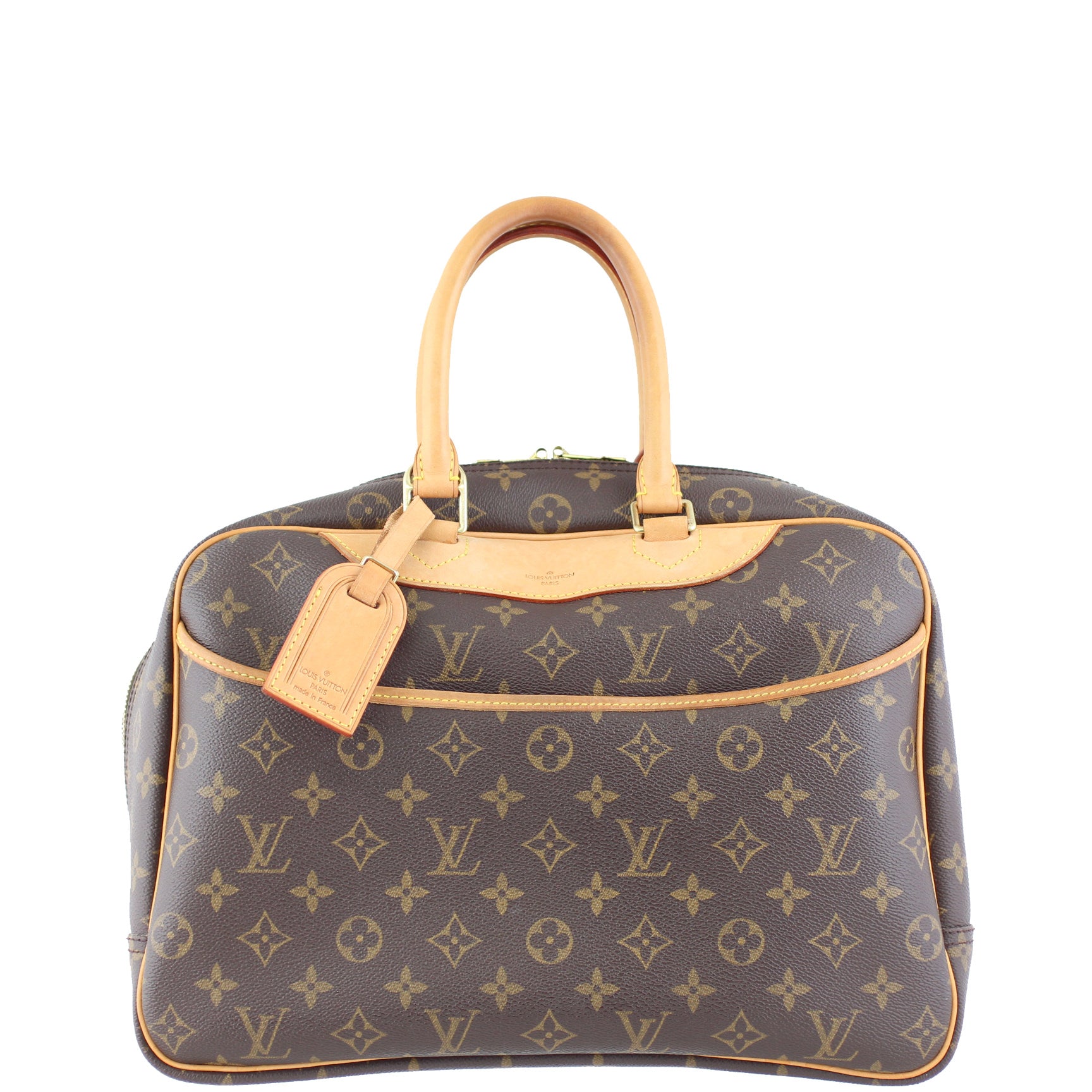 Louis Vuitton Deauville Bowling Vanity Monogram Front