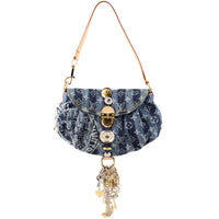 Louis Vuitton Monogram Denim Pleaty Raye Customisable Bag Hanging