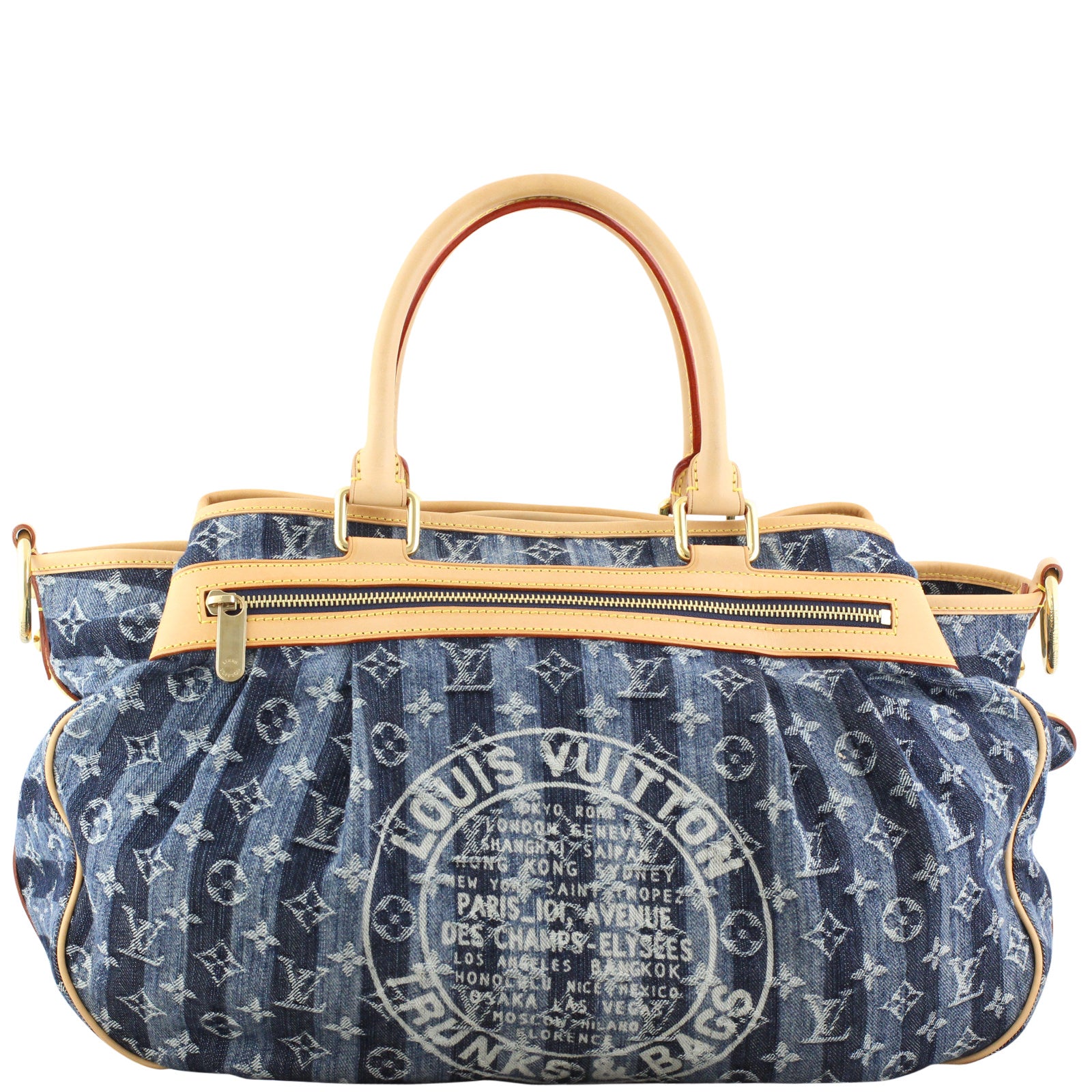 Louis Vuitton Denim Cruise Raye Cabas GMLouis Vuitton Denim Cruise Raye Cabas GM Back