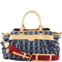 Louis Vuitton Denim Cruise Raye Cabas GMLouis Vuitton Denim Cruise Raye Cabas GM Front Strap