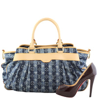 Louis Vuitton Denim Cruise Raye Cabas GM Scale