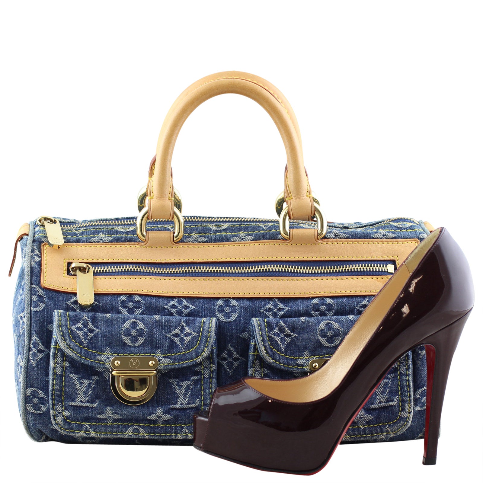 Louis Vuitton Neo Speedy Denim Scale