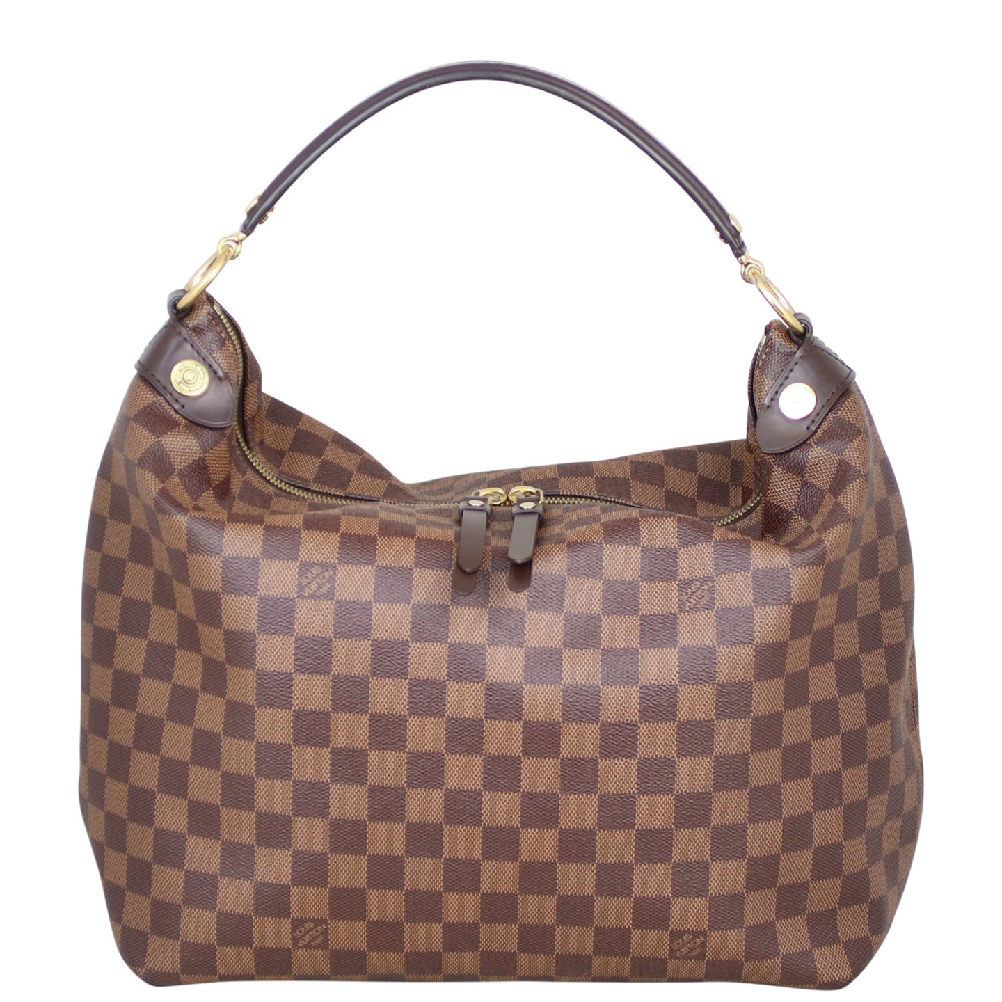 Louis Vuitton Duomo Hobo Damier Ebene Front
