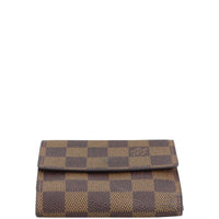 Louis Vuitton Elise Wallet Damier Ebene Base