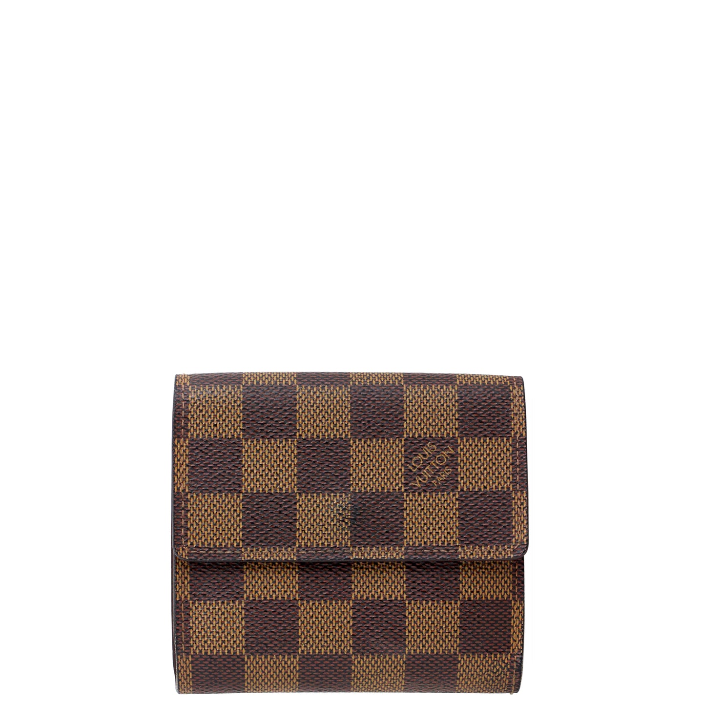 Louis Vuitton Elise Wallet Damier Ebene Back