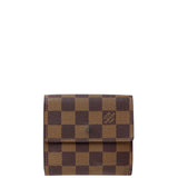 Louis Vuitton Elise Wallet Damier Ebene Back