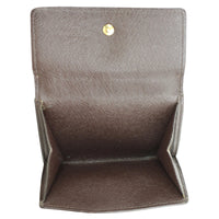 Louis Vuitton Elise Wallet Damier Ebene Coin Interior