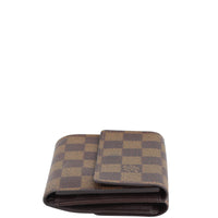 Louis Vuitton Elise Wallet Damier Ebene Left