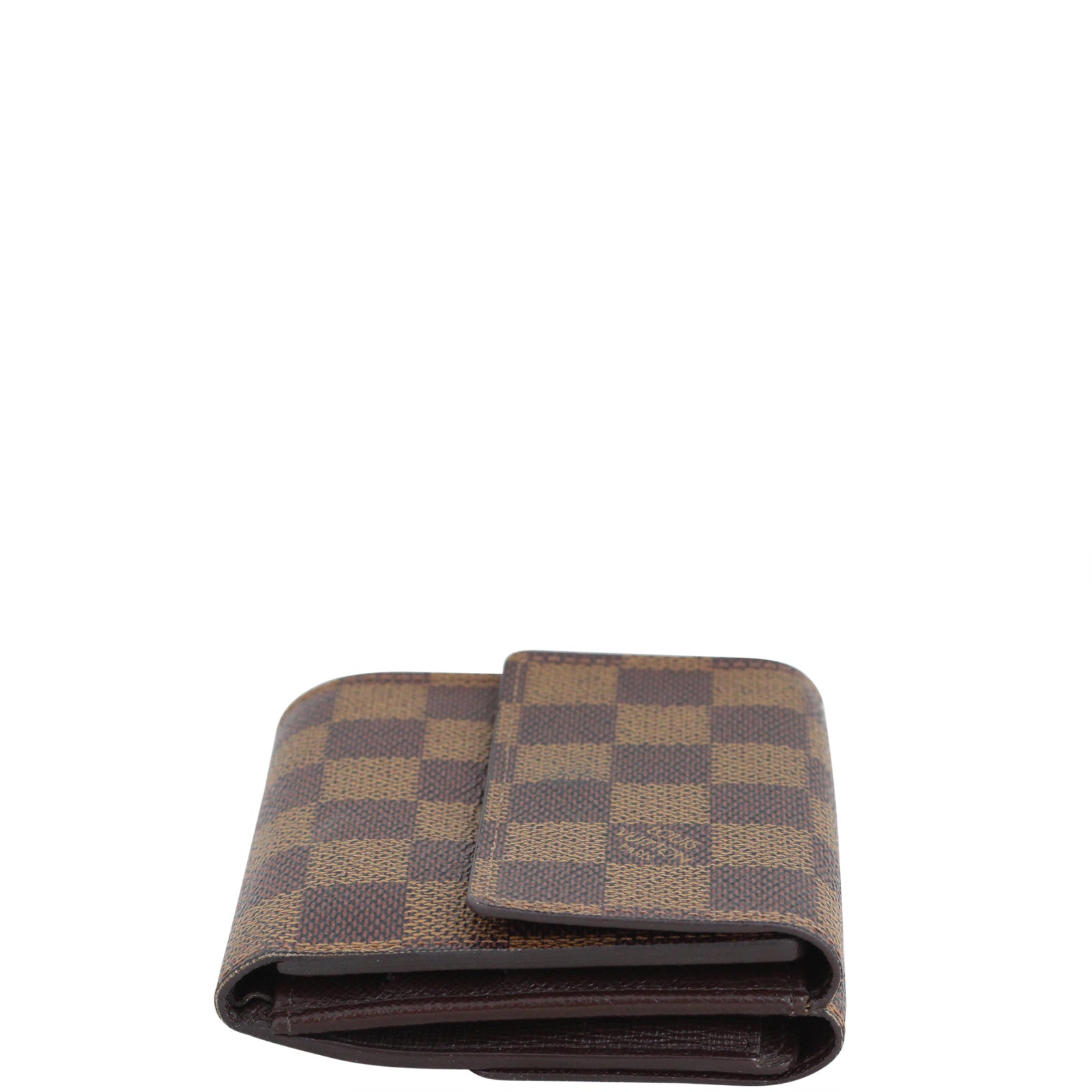 Louis Vuitton Elise Wallet Damier Ebene Left