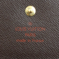 Louis Vuitton Elise Wallet Damier Ebene Stamp