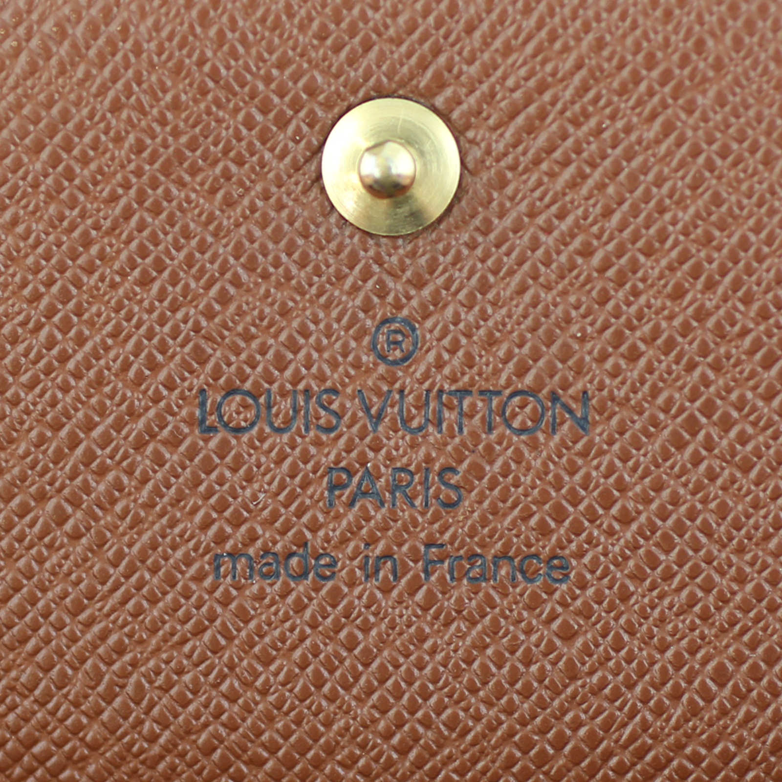 Louis Vuitton Elise Wallet Monogram Stamp