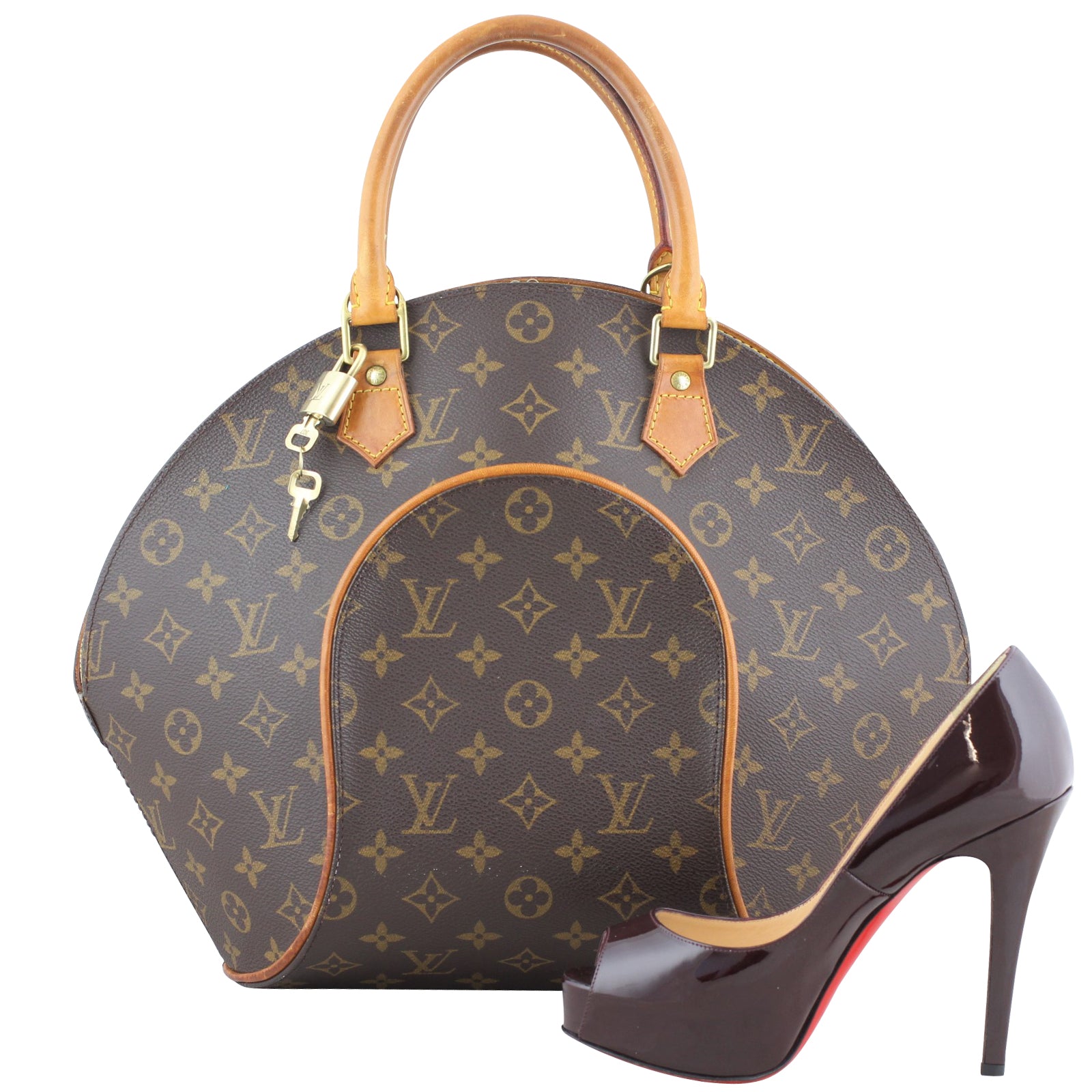 Louis Vuitton Ellipse MM Monogram Scale
