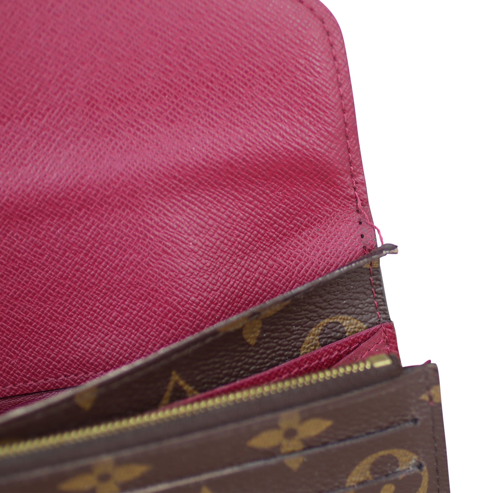 Louis Vuitton Emilie Wallet Monogram – Fuchsia Corner