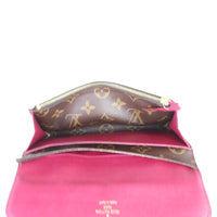 Louis Vuitton Emilie Wallet Monogram – Fuchsia Whole interior