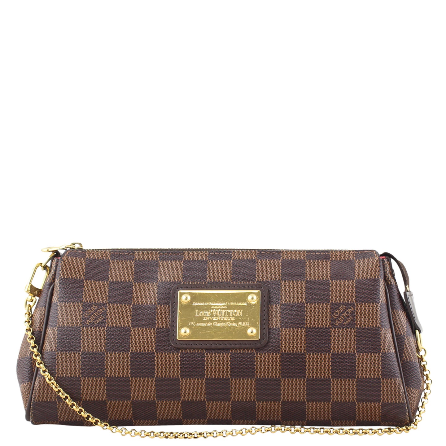 Louis Vuitton Eva Damier Ebene Front Single Strap