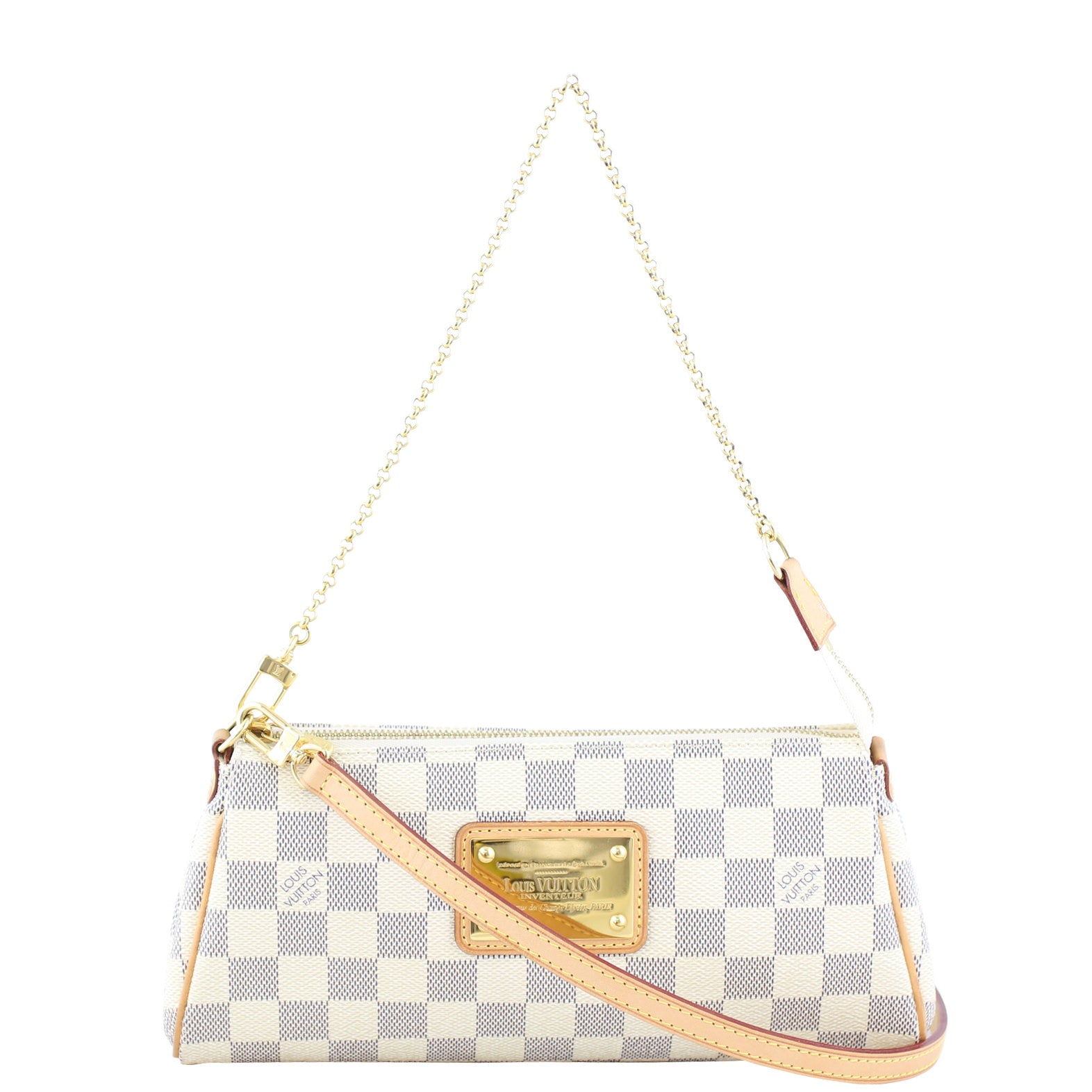 Louis Vuitton Eva Pochette Damier Azur Front