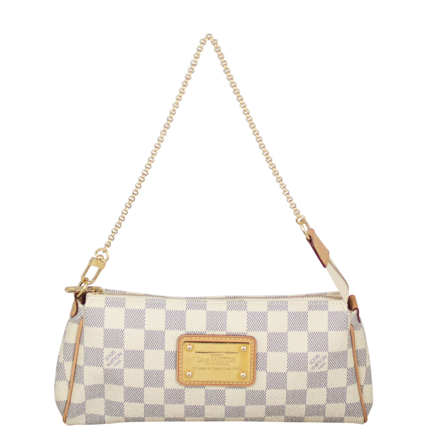 Louis Vuitton Eva Pochette Damier Azur Front