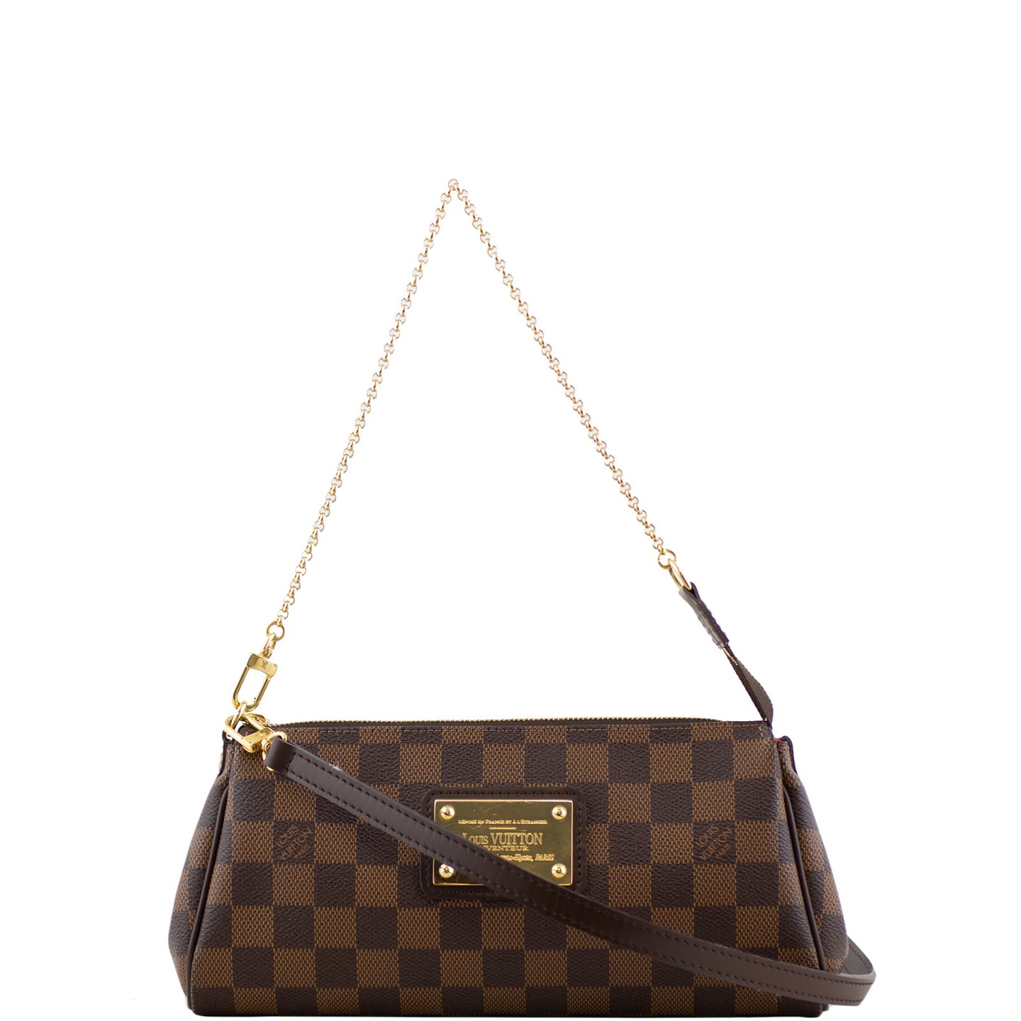 Louis Vuitton Eva Pochette Damier Ebene Front