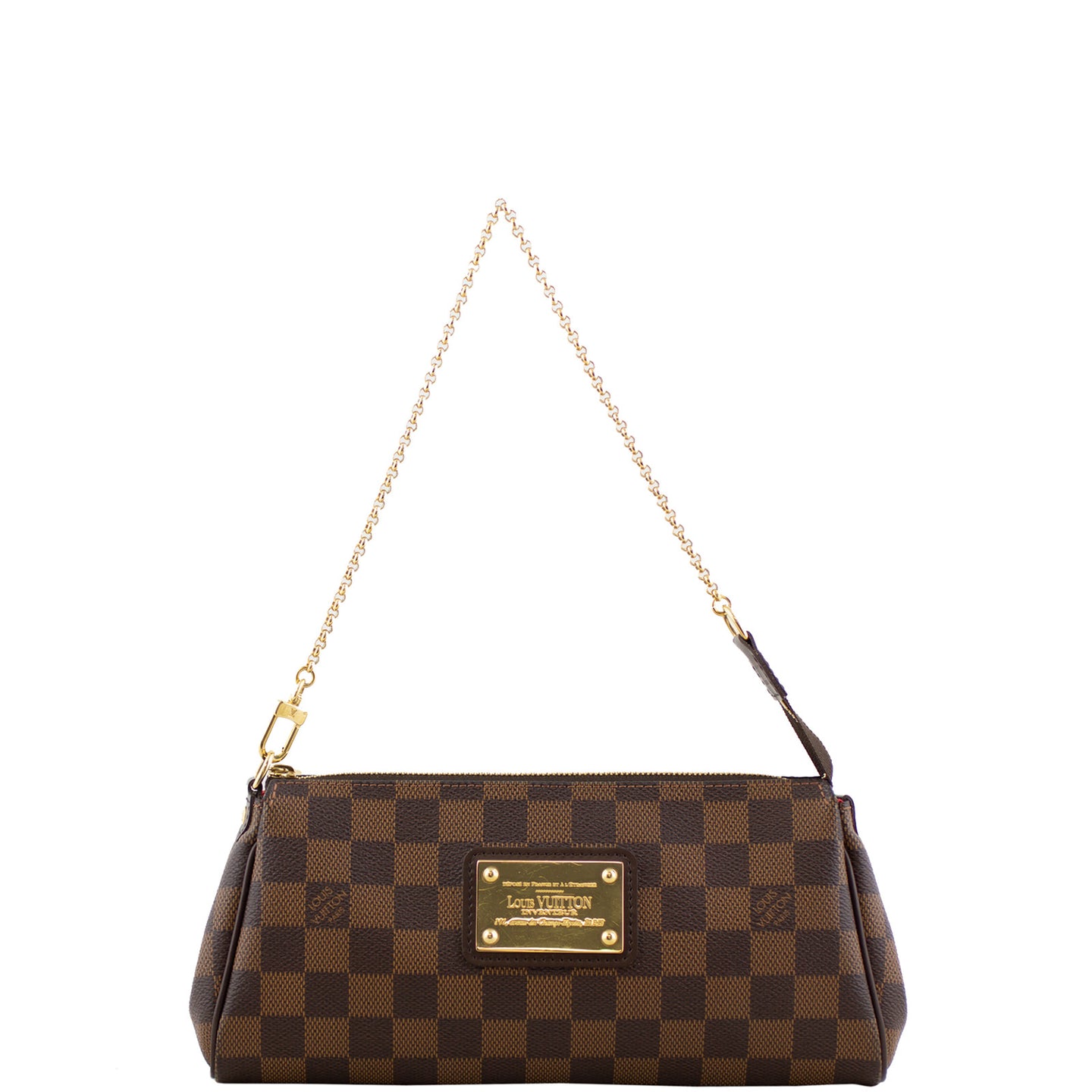 Louis Vuitton Eva Pochette Damier Ebene Front