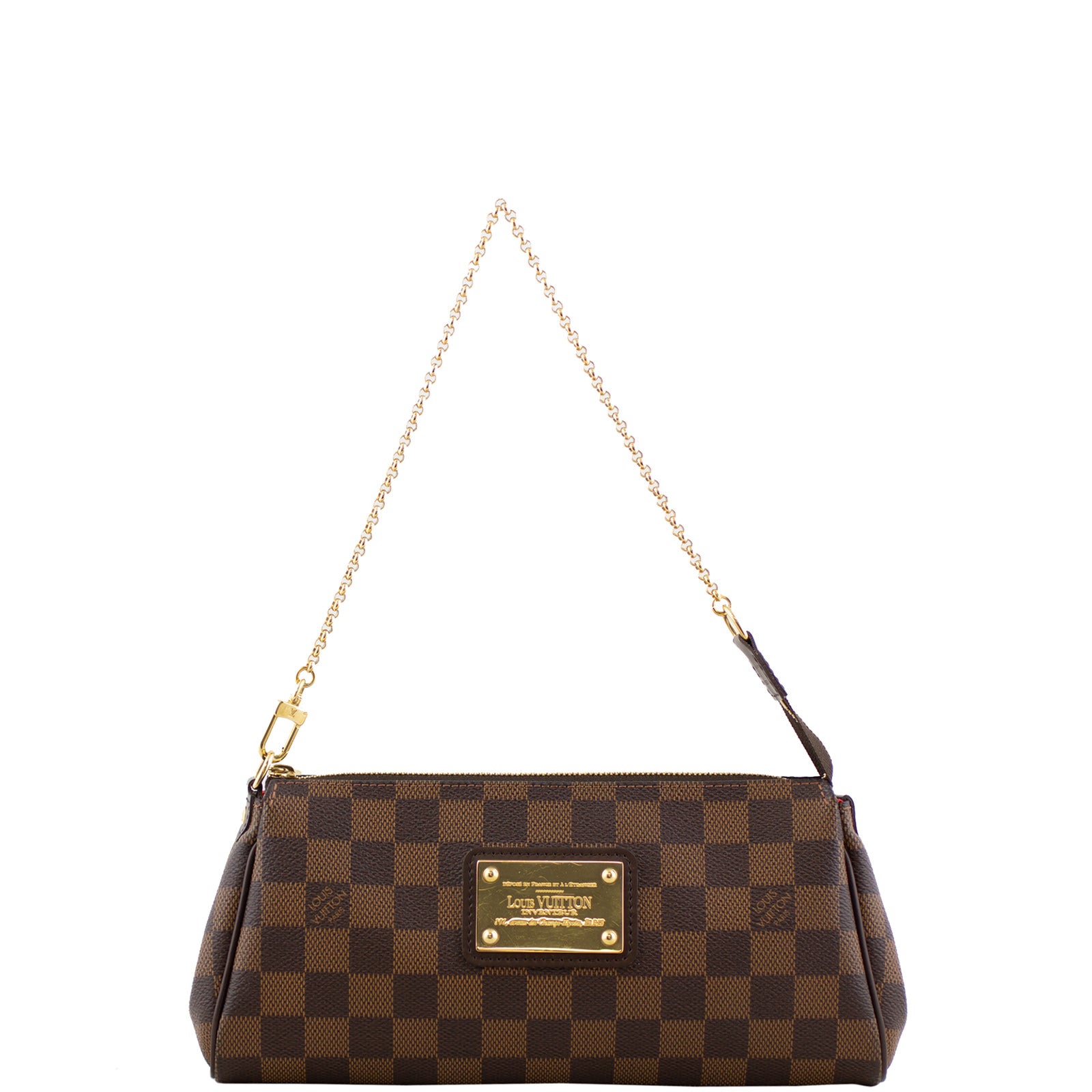 Louis Vuitton Eva Pochette Damier Ebene Front