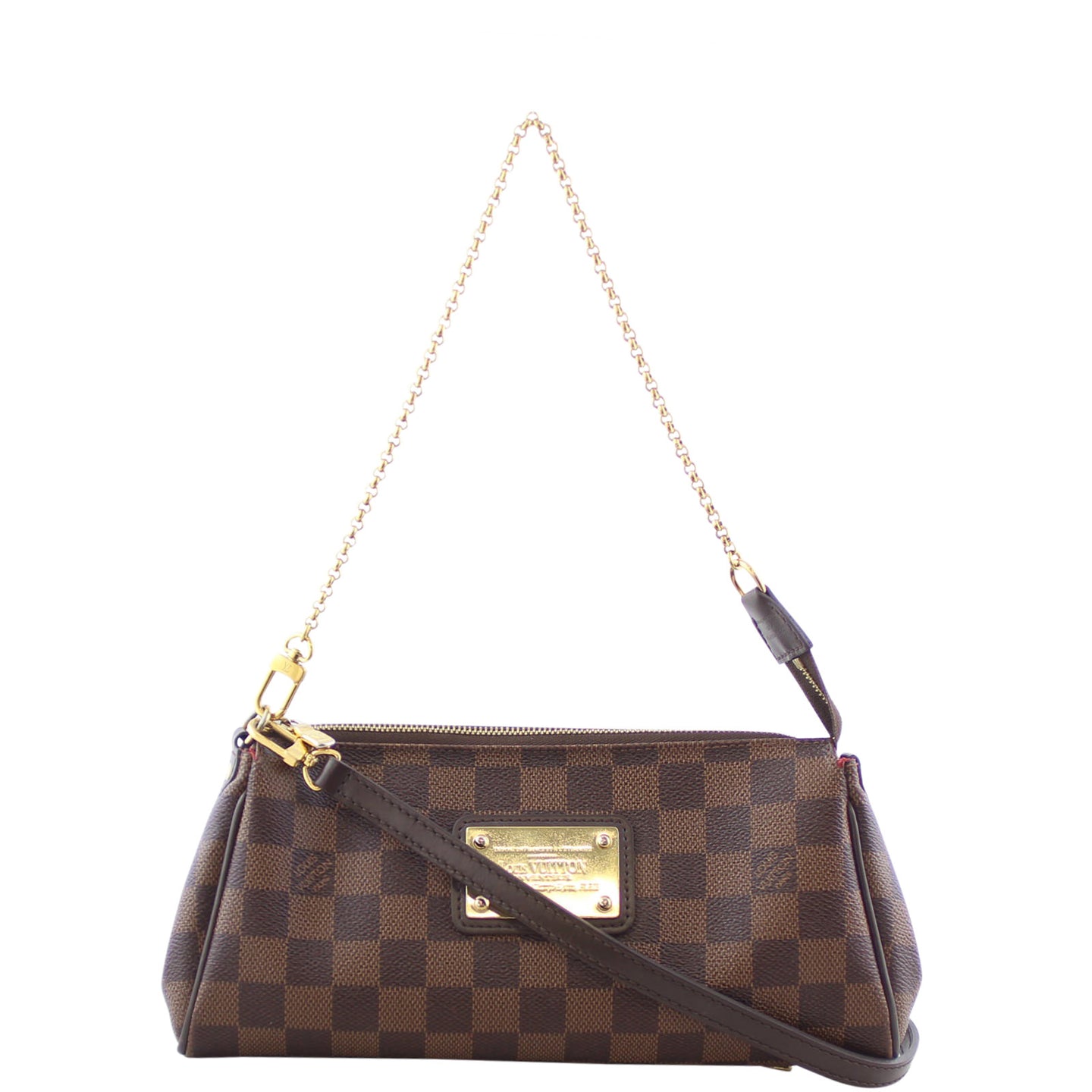 Louis Vuitton Eva Pochette Damier Ebene Front